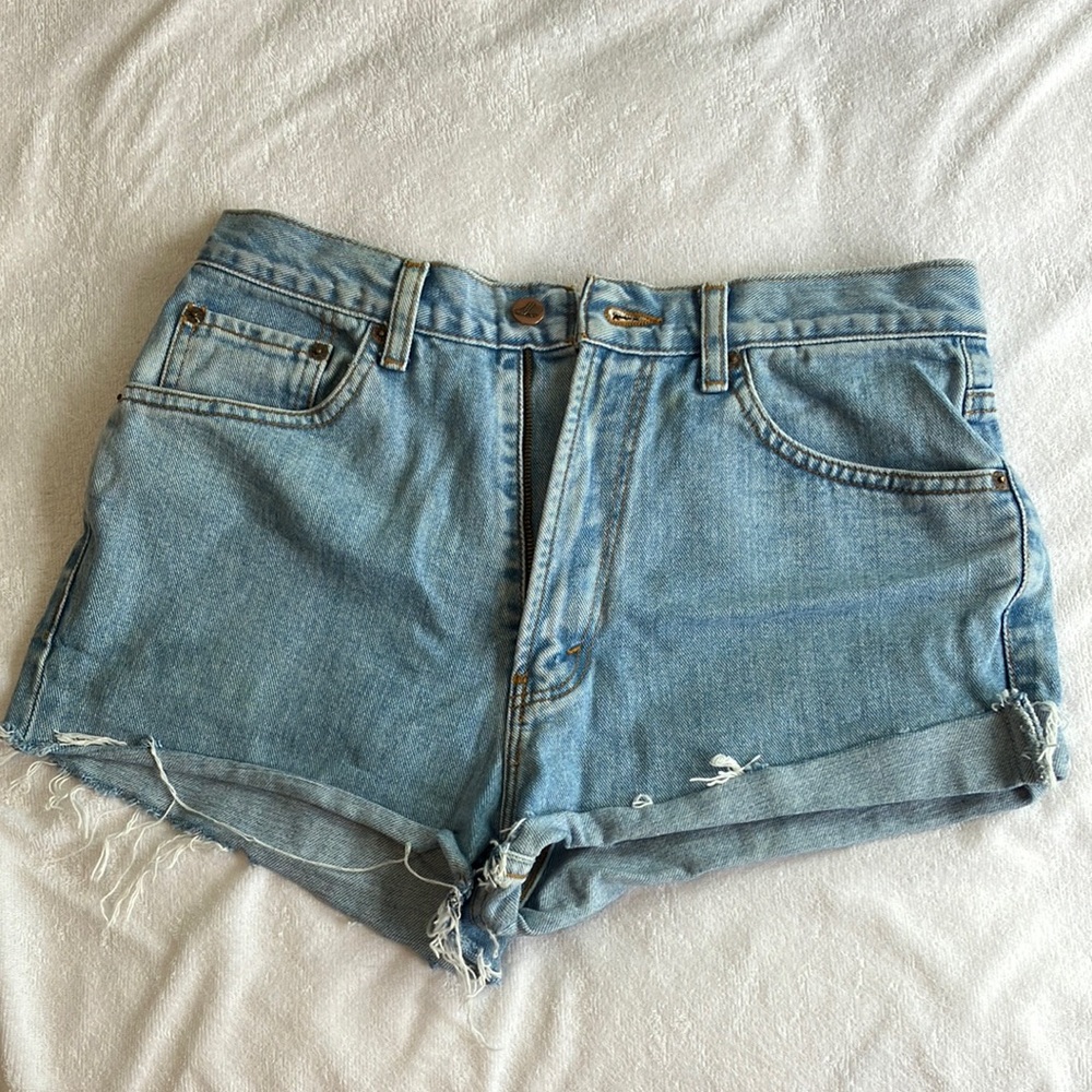 Denim shorts